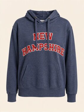 Grey Whale Outfitters New Hampshire Embroidered Hoodie Medium